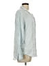 Grayson 100% Linen Stripes Blue Long Sleeve Button-Down Shirt Size 12 - photo 4