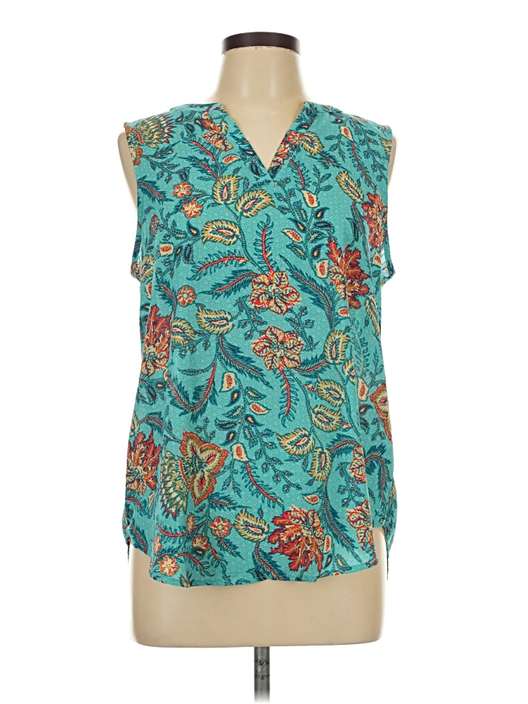 Pre-owned Maurices Sleeveless Blouse In Teal