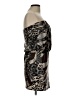 Monaco Camo Brown Cocktail Dress Size L - photo 4