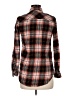 Volcom 100% Cotton Plaid Brown Long Sleeve Button-Down Shirt Size 8 - photo 2