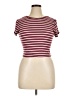 better / together Burgundy Short Sleeve Top Size XL - photo 1
