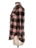 Volcom 100% Cotton Plaid Brown Long Sleeve Button-Down Shirt Size 8 - photo 5