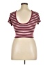 better / together Burgundy Short Sleeve Top Size XL - photo 2