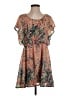 Bar III 100% Polyester Paisley Tan Casual Dress Size S - photo 1