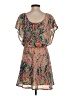 Bar III 100% Polyester Paisley Tan Casual Dress Size S - photo 2