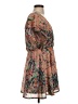 Bar III 100% Polyester Paisley Tan Casual Dress Size S - photo 4