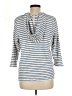 J.Jill 100% Cotton Blue Pullover Sweater Size Med Petite - photo 2