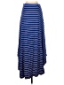 Chico's Stripes Blue Casual Skirt Size XS (00) - photo 1