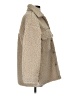 H&M 100% Polyester Tan Faux Fur Jacket Size XS - photo 4