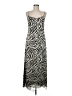 Kay Unger Animal Print Silver Casual Dress Size 8 - photo 1