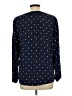 Old Navy 100% Rayon Polka Dots Blue Long Sleeve Blouse Size L - photo 2