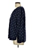 Old Navy 100% Rayon Polka Dots Blue Long Sleeve Blouse Size L - photo 5