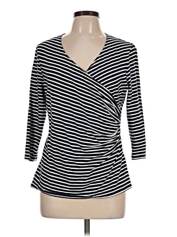Ann Taylor Factory 3/4 Sleeve Top (view 1)
