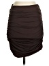 Babaton Solid Brown Casual Skirt Size S - photo 1