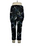 Chico's Print Black Active Pants Size XL Petite (3.5) - photo 2