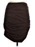Babaton Solid Brown Casual Skirt Size S - photo 2