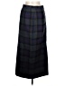 Talbots 100% Polyester Plaid Black Formal Skirt Size 6 - photo 1