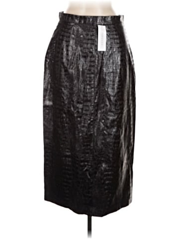 Topshop Faux Leather Skirt (view 2)