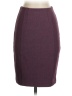 Express Solid Burgundy Formal Skirt Size 00 - photo 1
