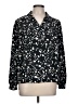 Topshop Polka Dots Black Long Sleeve Blouse Size 10 - photo 1