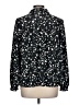 Topshop Polka Dots Black Long Sleeve Blouse Size 10 - photo 2