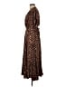 Torrid 100% Polyester Animal Print Brown Casual Dress Size Med Plus (00) - photo 5