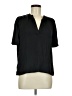 Nine Britton 100% Polyester Black Short Sleeve Blouse Size M - photo 1