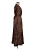 Torrid 100% Polyester Animal Print Brown Casual Dress Size Med Plus (00) - photo 4