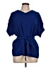 Unbranded Blue Short Sleeve Blouse Size L (estimated) - photo 1