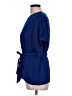 Unbranded Blue Short Sleeve Blouse Size L (estimated) - photo 5
