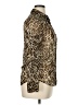 L'Agence 100% Polyester Animal Print Gold Long Sleeve Blouse Size XL (4) - photo 4