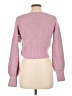 Happily Grey Pink Pullover Sweater Size L - photo 2