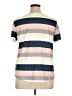 Unbranded Stripes Pink Short Sleeve Top Size XL - photo 2