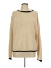 In February Solid Tan Pullover Sweater Size L - photo 1