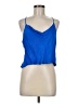 Zara 100% Viscose Blue Sleeveless Top Size M - photo 1
