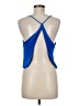 Zara 100% Viscose Blue Sleeveless Top Size M - photo 2