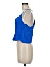 Zara 100% Viscose Blue Sleeveless Top Size M - photo 5