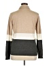 Calvin Klein Color Block Tan Turtleneck Sweater Size XL - photo 2