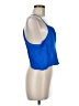 Zara 100% Viscose Blue Sleeveless Top Size M - photo 4
