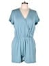Lou & Grey Solid Teal Romper Size L - photo 1
