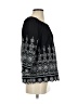 Talbots 100% Cotton Black 3/4 Sleeve Blouse Size S - photo 4