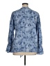 Juicy Couture Blue 3/4 Sleeve Blouse Size XL - photo 2