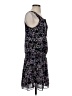 Express 100% Polyester Paisley Black Casual Dress Size S - photo 4