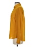 Express 100% Polyester Yellow Long Sleeve Blouse Size S - photo 5