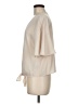 Modern Works Ivory Short Sleeve Blouse Size M - photo 5