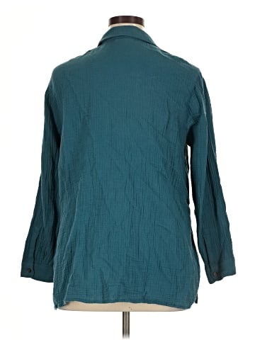 J.Jill 3/4 Sleeve Button-Down Shirt (view 2)