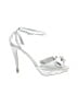 Audrey Brooke White Sandals Size 8 1/2 - photo 1