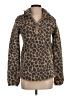 Abercrombie & Fitch 100% Polyester Animal Print Brown Pullover Sweater Size XXS - photo 1