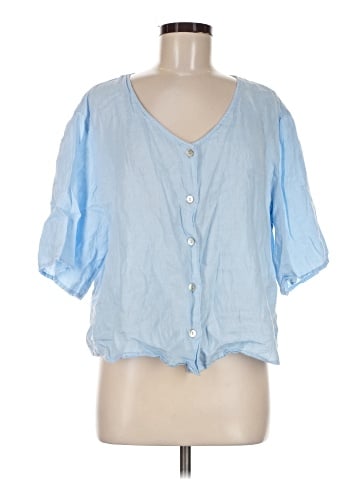 Cynthia Rowley Short Sleeve Blouse (view 1)