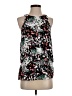 Cooper & Ella 100% Polyester Graphic Black Sleeveless Blouse Size Sm (1) - photo 1